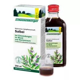 SALBEI SAFT Χυμοί φαρμακευτικών φυτών Schoenenberger, 200 ml