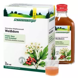 WEISSDORN SAFT Χυμοί φαρμακευτικών φυτών Schoenenberger, 3Χ200 ml