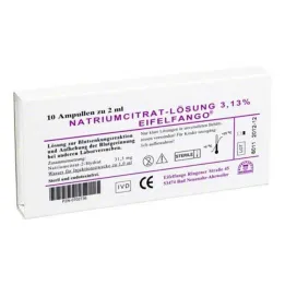 Natrum citricum αμπούλες 3,13%, 10Χ2 ml