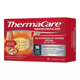 THERMACARE Περιτυλίγματα πλάτης S-XL για ανακούφιση από τον πόνο, 4 τεμάχια
