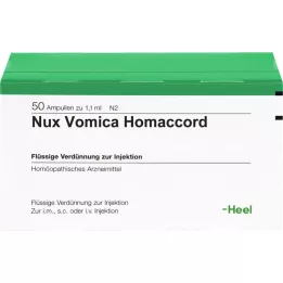 NUX VOMICA HOMACCORD Αμπούλες, 50 τεμ