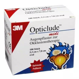 OPTICLUDE 3M midi 5,3x7 cm 1538/100, 100 τμχ
