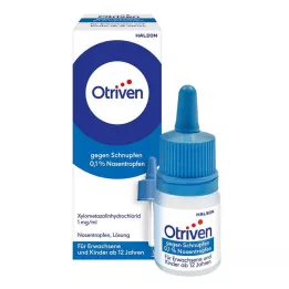 OTRIVEN 0,1% ρινικές σταγόνες για ενήλικες και παιδιά σχολικής ηλικίας, 10 ml