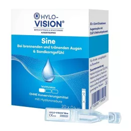 HYLO-VISION ημιτονοειδή πιπέττα μονής δόσης, 20Χ0,4 ml
