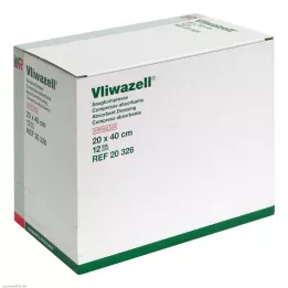 VLIWAZELL Απορροφητικές κομπρέσες αποστειρωμένες 20x40 cm, 12 τεμ