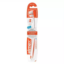 ELMEX Οδοντόβουρτσα InterX Caries Protection Short Head Medium, 1 τεμ