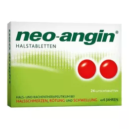 NEO-ANGIN Παστίλιες για το λαιμό, 24 τεμ