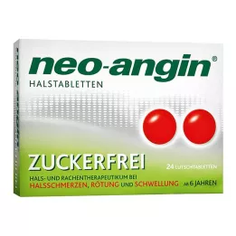 NEO-ANGIN Παστίλιες λαιμού χωρίς ζάχαρη, 24 τεμ