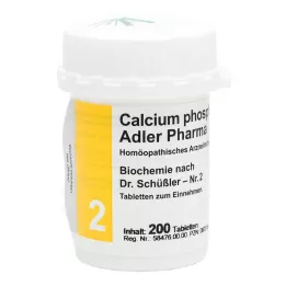 BIOCHEMIE Adler 2 Calcium phosphoricum D 6 ταμπλέτες, 200 τεμ