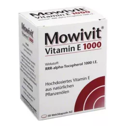 MOWIVIT Βιταμίνη Ε 1000 κάψουλες, 50 τεμ