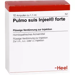 PULMO SUIS Φύσιγγες Injeel forte, 10 τεμ