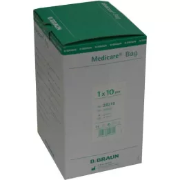 MEDICARE Bettl.unst.2 l με αποστράγγιση σωλήνα 120 cm, 10 τεμ