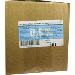 Αλατούχο διάλυμα 0,9% πλαστικό μπουκάλι, 10Χ100 ml