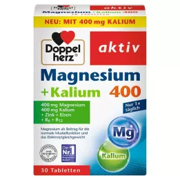 DOPPELHERZ Δισκία Magnesium+Potassium, 30 τεμ