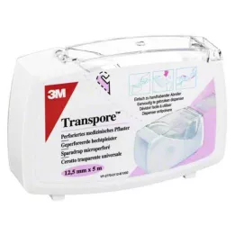 TRANSPORE Γύψος 1,25 cmx5 m σε δοσομετρητή, 1 τεμ