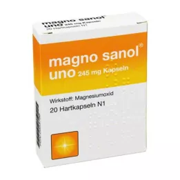 MAGNO SANOL uno κάψουλες 245 mg, 20 τεμ