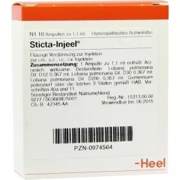STICTA INJEEL Αμπούλες, 10 τεμ