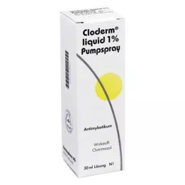 CLODERM Υγρό 1% σπρέι αντλίας, 30 ml