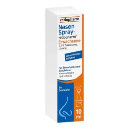 NASENSPRAY-ratiopharm Ενήλικες χωρίς συντηρητικά, 10 ml