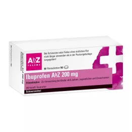IBUPROFEN AbZ 200 mg επικαλυμμένα με λεπτό υμένιο δισκία, 50 τεμ