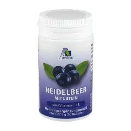 HEIDELBEER KAPSELN+Λουτεΐνη+C+E, 60 τεμ
