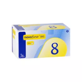NOVOFINE 8 κάνουλες 0,30x8 mm, 100 τεμ