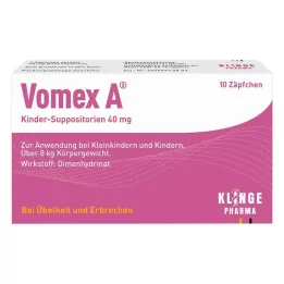 VOMEX A Παιδικά υπόθετα 40 mg, 10 τεμ