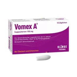 VOMEX Υπόθετα 150 mg, 10 τεμ