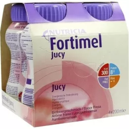 FORTIMEL Ζουμερή γεύση φράουλας, 4Χ200 ml