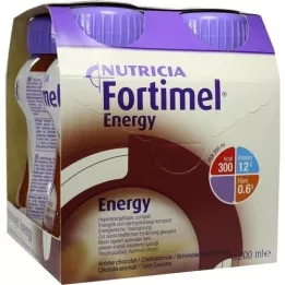 FORTIMEL Ενεργειακή γεύση σοκολάτας, 4Χ200 ml