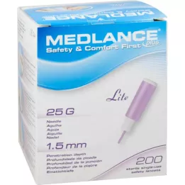 MEDLANCE plus βελονάκια ασφαλείας Lite 25 G, 200 τεμ