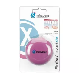 MIRADENT Οδοντικό νήμα Mirafloss Emplant CHX fine, 50X15 cm