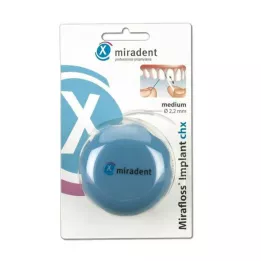 MIRADENT Οδοντικό νήμα Mirafloss Emplant CHX μεσαίο, 50X15 cm