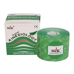NASARA Ταινία Kinesio 5 cmx5 m πράσινη, 1 τεμάχιο