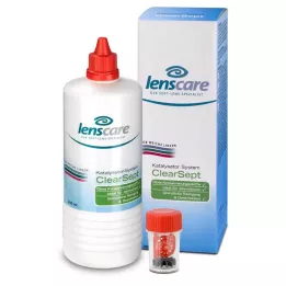 LENSCARE ClearSept 380 ml+δοχείο, 1 P
