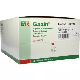 GAZIN Επιχρίσματα αιμοκάθαρσης 2+3 αποστειρωμένα με προστατευτικό δακτύλιο, 125 τεμ