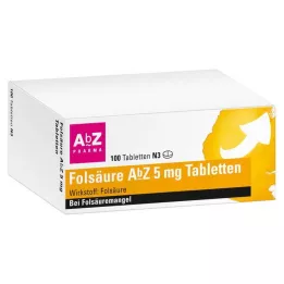 FOLSÄURE AbZ δισκία 5 mg, 100 τεμ
