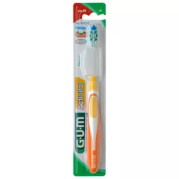 GUM Οδοντόβουρτσα ActiVital συμπαγής μαλακή, 1 τεμ