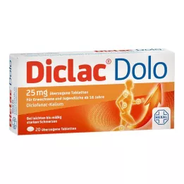 DICLAC Dolo 25 mg επικαλυμμένα δισκία, 20 τεμ