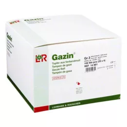 GAZIN Μάκτρο δαμάσκηνο αποστειρωμένο 2+2 προστατευτικό r.o.RK, 100 τμχ