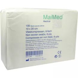 VLIESKOMPRESSEN 10x20 cm μη αποστειρωμένο 6-στρο, 100 τεμ