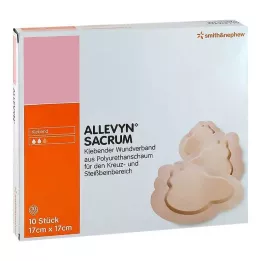 ALLEVYN Sacrum μικρή κόλλα 17x17 cm, 10 τμχ