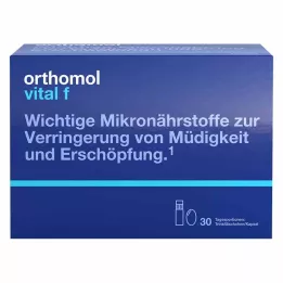 ORTHOMOL σύνθετη συσκευασία ποτού/κάψουλα Vital F, 30 τεμ