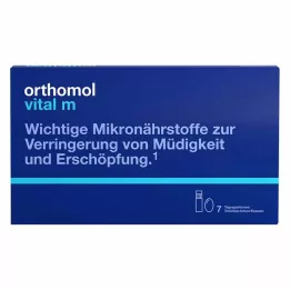 ORTHOMOL σύνθετη συσκευασία φιάλης/κάψουλας Vital M, 7 τεμ