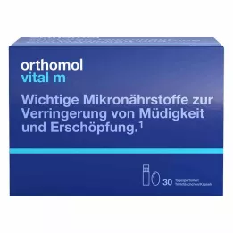 ORTHOMOL σύνθετη συσκευασία ποτού/κάψουλα Vital M, 30 τεμ