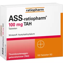 ASS-ratiopharm 100 mg TAH δισκία, 100 τεμ