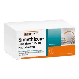 SIMETHICON-ratiopharm 85 mg μασώμενα δισκία, 100 τεμ