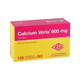 CALCIUM VERLA 600 mg επικαλυμμένα με λεπτό υμένιο δισκία, 100 τεμ