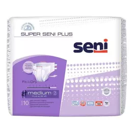 SUPER SENI Plus νυχτερινό παντελόνι ακράτειας f.E.Gr.2 M, 10 τμχ