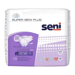SUPER SENI Plus νυχτερινό παντελόνι ακράτειας f.E.Gr.3 L, 10 τμχ